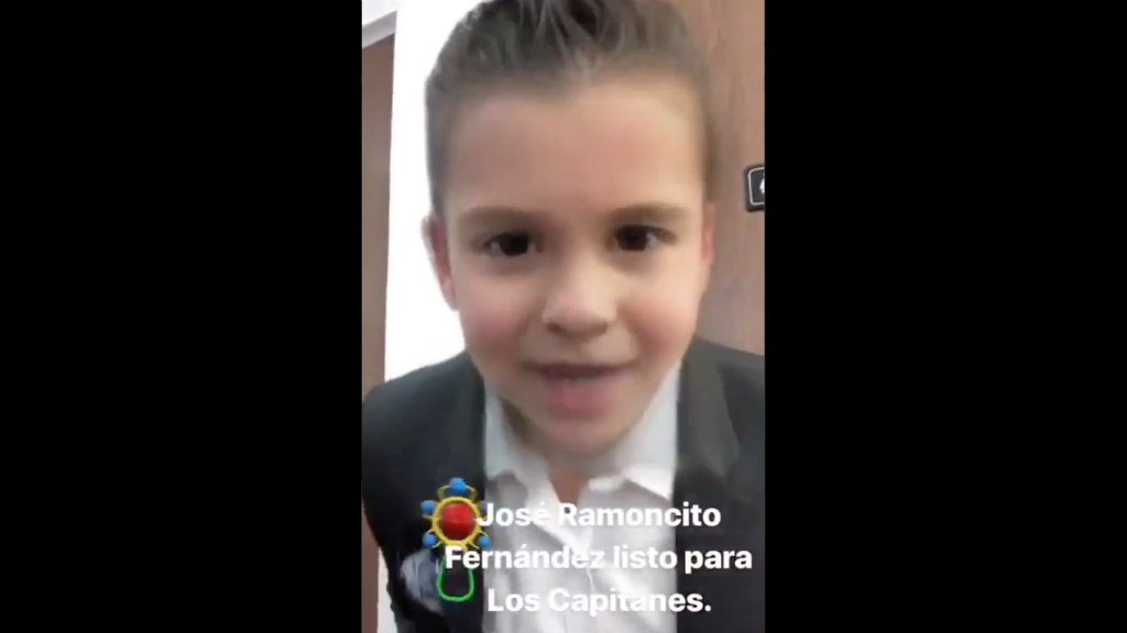 José Ramón Fernández Filtro bebé Snapchat_1